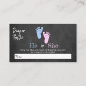 Moderne typografie Geslacht maakt feest! Baby Show Informatiekaartje (Voorkant)