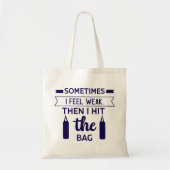 Moderne typografie grappige citaten tote bag (Voorkant)