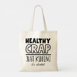 Moderne typografie grappige citaten tote bag