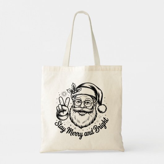 Moderne typografie grappige citaten tote bag (Achterkant)