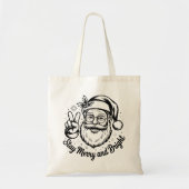 Moderne typografie grappige citaten tote bag (Voorkant)