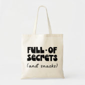 Moderne typografie grappige citaten tote bag (Voorkant)