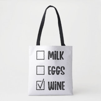 Moderne typografie grappige citaten tote bag