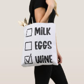 Moderne typografie grappige citaten tote bag (Dichtbij)