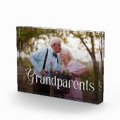 Moderne typografie grootouders cadeau met foto (Rechts)