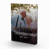 Moderne typografie grootouders cadeau met foto (Rechts)
