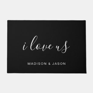 MODERNE TYPOGRAFIE HAND GESCHREVEN GEPERSONALISEER DEURMAT