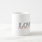 Moderne typografie houdt een ander woord voor oma magische mok (Center)