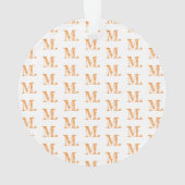 Moderne Typografie INITIAAL Bevestiging Woorden Ornament (achterkant)