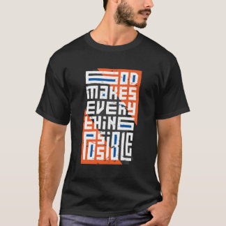 Moderne typografie Inspirerend quotes T-shirt