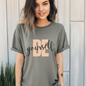 Moderne typografie is je eigen T-shirts
