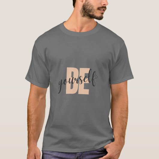 Moderne typografie is je eigen T-shirts (Voorkant)