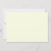 Moderne Typografie Ivory Wedding Invitations Kaart (Achterkant)