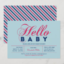 Moderne typografie jongen baby shower, Sprinkle
