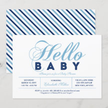 Moderne typografie jongen baby shower, strooigoed
