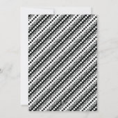 Moderne typografie kerstkaart met foto (Achterkant)