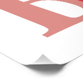 Moderne typografie Kerstmis Perfect Poster (Hoek)