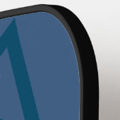 Moderne typografie Kleurnaam Cool Pickleball Paddle (Links Detail)