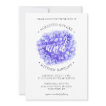 Moderne typografie Lavendel Paarse Pioen Huwelijk