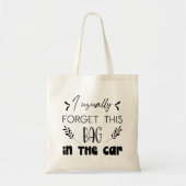 Moderne typografie leuke citaten tote bag (Voorkant)
