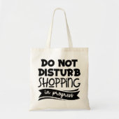 Moderne typografie leuke citaten tote bag (Voorkant)