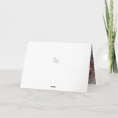 Moderne Typografie Liefde en Bedankt Tekstontwerp Kaart (Achterkant)