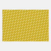 Moderne Typografie Merry Kerstfeestdag Inpakpapier Vel (Voorkant 3)