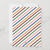 Moderne Typografie 'MERRY' Kerstfoto Feestdagenkaart (Achterkant)