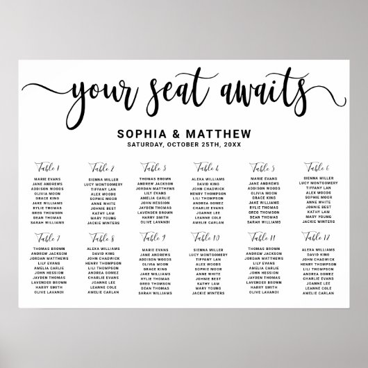 Moderne typografie met briefing voor weddenschappe poster (Voorkant)