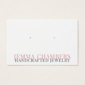 Moderne typografie met juwelen-display Kaart (Voorkant)