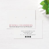 Moderne typografie met juwelen-display Kaart (Bureau)