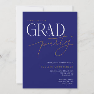 Moderne Typografie Minimalistisch Afstudeerder Par Kaart