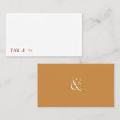 Moderne typografie minimalistisch valhuwelijk plaatskaartje (Voorkant / Achterkant)