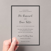 Moderne typografie Minimalistische bruiloft
