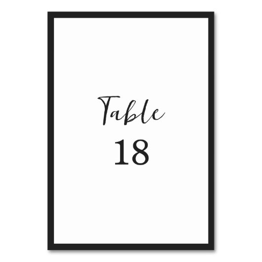 Moderne typografie Minimalistische bruiloft Kaart (Voorkant)