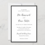 Moderne typografie Minimalistische bruiloft Magnetische Uitnodiging<br><div class="desc">Dit ontwerp maakt deel uit van een tijdloze minimalistische bruiloft uitnodigingsreeks met elegante script typografie, gekoppeld aan een klassiek serif-lettertype in zacht zwart en wit. Dit moderne ontwerp omarmt eenvoud met een verfijnd ontwerp, perfect voor koppels die onderkoelde elegantie zoeken. Ideaal voor formele, moderne of klassieke bruiloften, deze strakke esthetiek...</div>