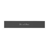Moderne typografie Minimalistische bruiloft Uitnodigingen Wikkel (Vlak)