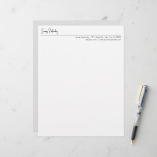 Moderne Typografie Minimalistische Mannelijke Stat