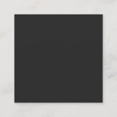 Moderne typografie Minimalistische QR-code bruilof Informatiekaartje (Achterkant)