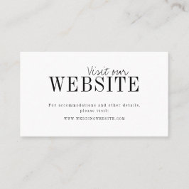 Moderne typografie minimalistische website Kaart i Plaatskaartje