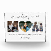 Moderne typografie MOM 3 Foto collage Gift voor ma (Voorkant)