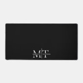 Moderne typografie Monogram Zwart Bureaumat (Voorkant)