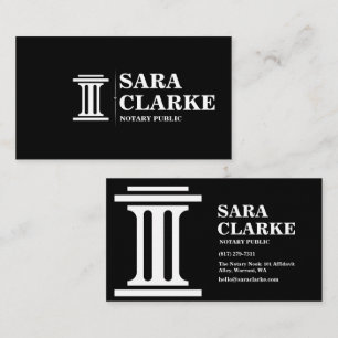 moderne typografie notariskantoren visitekaartjes
