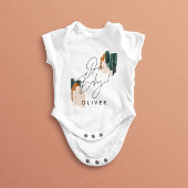 Moderne typografie Oh baby shower cadeau Baby B Romper