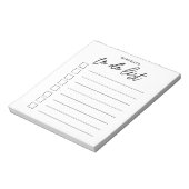 Moderne typografie om lijst te doen notitieblok (Linkerzijde)