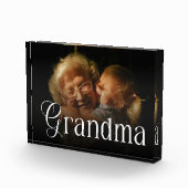 Moderne typografie oma cadeau met foto (Rechts)