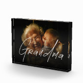 Moderne typografie oma cadeau met foto (Rechts)