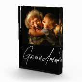 Moderne typografie oma cadeau met foto (Rechts)