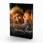 Moderne typografie oma cadeau met foto (Rechts)