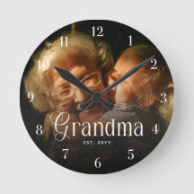 Moderne typografie oma cadeau met foto